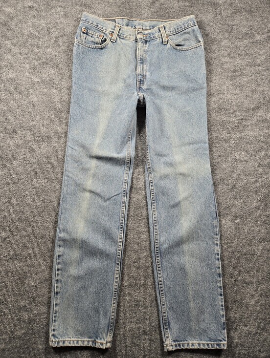 Levi's Denim - Vintage 90s Levi's 512 Slim Fit Straight Leg Jeans Light Wash‎ Denim Size 13